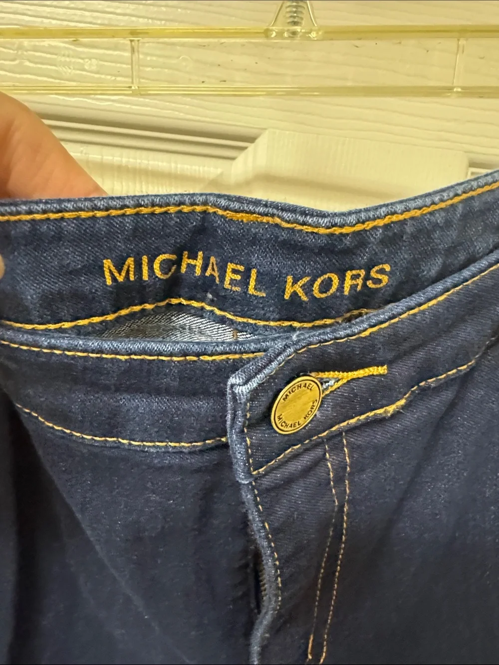 Michael Kors Women's Dark Navy Cropped Jeans